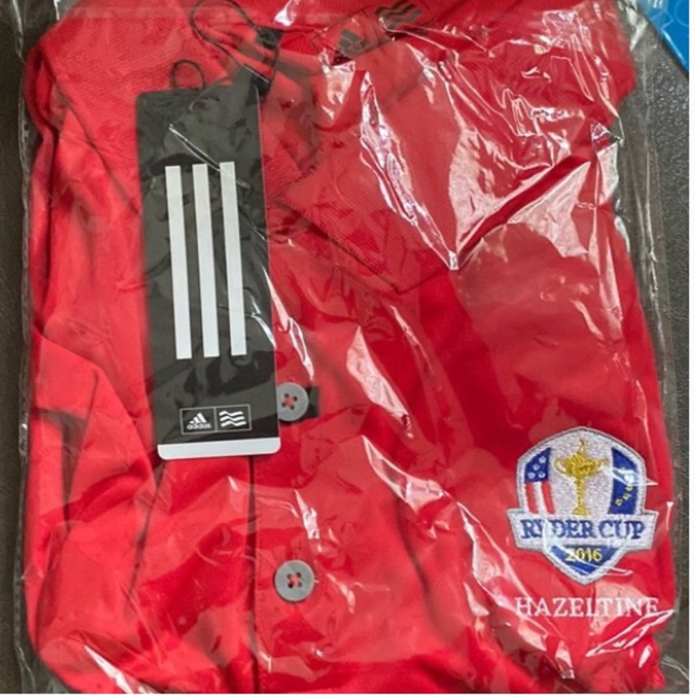 Rich H………Adidas Red Ryder Cup 2016 Polo Shirt RICK Hilhmer